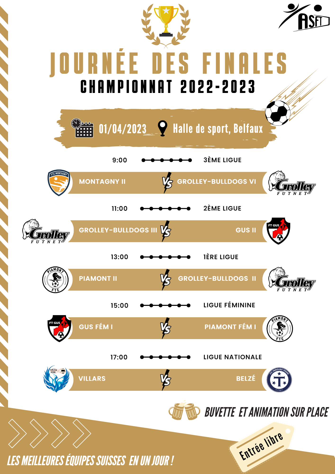 Finale des championnat 2022-2023